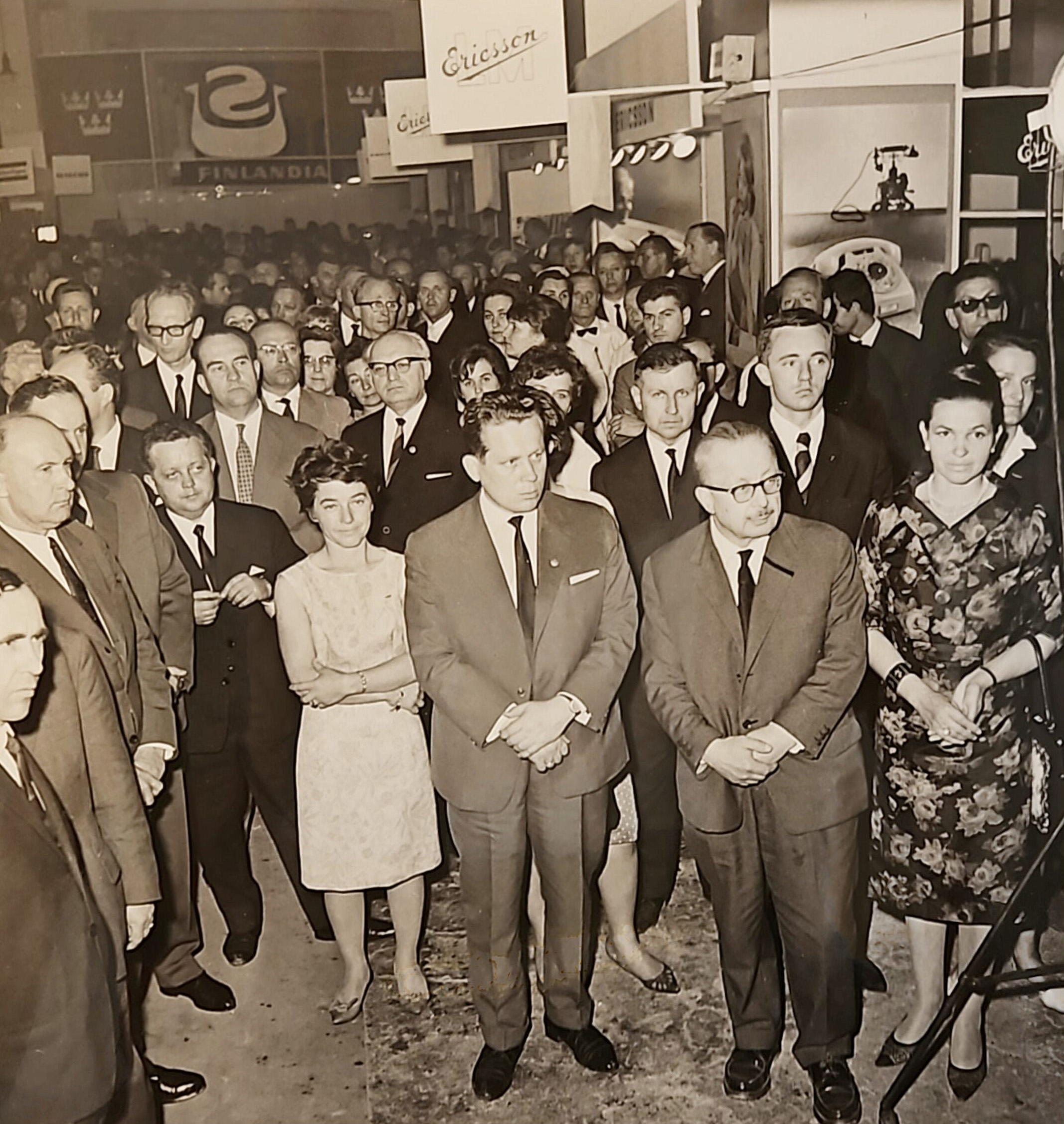 The international Trade Fair in Poznan, the Swedish pavillon, Ericsson